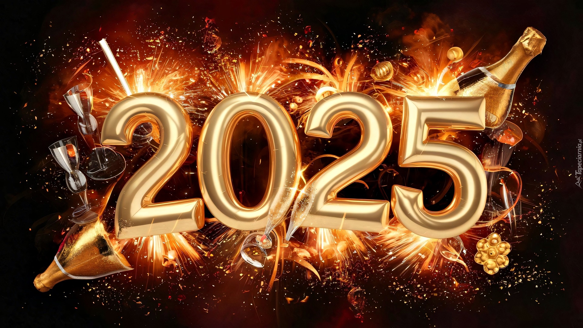 tapeciarnia.pl-tapeta-kieliszki-i-szampan-obok-daty-2025